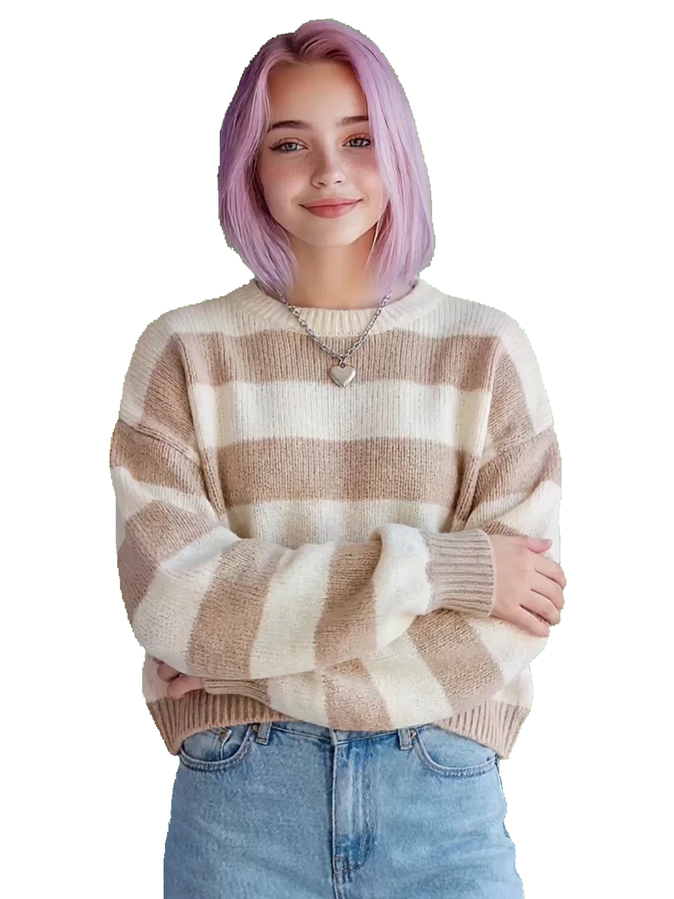 Свитер полосатый